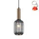Lampa wisząca Antiola PND-5588-1M-BRO+SG Italux