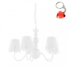 Lampa wisząca Arianna V2473B-5 WH Italux