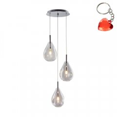 Lampa wisząca BASTONI MD1921-3B-CLEAR Zuma Line