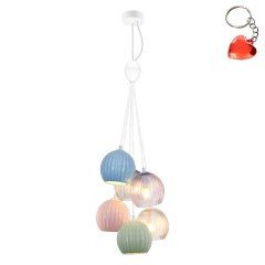 Lampa wisząca CASES PND-94794-6B-MLTI Italux