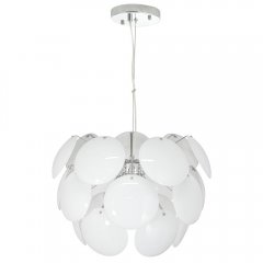 Lampa wisząca CLIO 6736 / 3 8C WHITE GL Elem