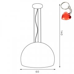 Lampa wisząca COMPO 1679 Luminex