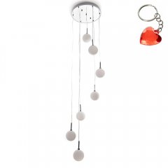 Lampa wisząca CRYSTAL P0076-07M-WHITE ilove.lighting