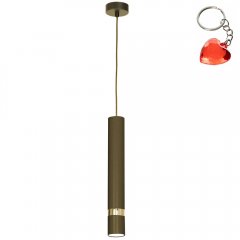 Lampa wisząca czarna tuba RENO 9506 Luminex