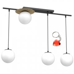 Lampa wisząca cztery kule ORBITAL 4474 Luminex