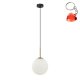 Lampa wisząca DEORE PND-5578-1S-BRO-BK Italux