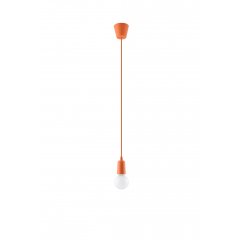 Lampa wisząca DIEGO 1 pomarańczowy SL.0584 Sollux