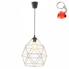 Lampa wisząca druciak GALAXY BLACK / GOLD XL 3457 TK Lighting