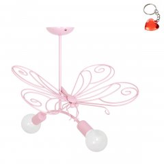 Lampa wisząca dziecięca MOTYL 2 MLP3932 Milagro