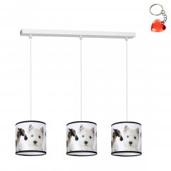 Lampa wisząca dziecięca PUPPIES MLP4287 Milagro