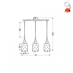Lampa wisząca HAMP 33-51943 Candellux