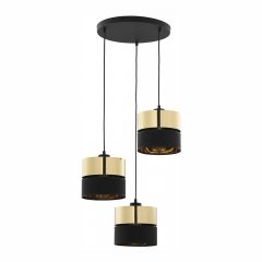 Lampa wisząca HILTON BLACK / GOLD 4349 TK Lighting