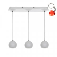 Lampa wisząca James WH FH5953-ACA-120 WH Italux