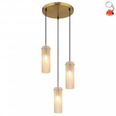 Lampa wisząca KAROLO 15775-3HR Globo