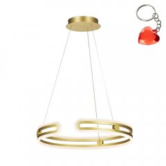Lampa wisząca Kiara MD17016002-1E GOLD Italux