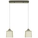 Lampa wisząca KOSTKA 6753/2 21QG Elem
