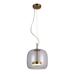 Lampa wisząca LED 10W CASTE PND-17760A-BRSS-CL Italux