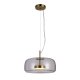 Lampa wisząca LED 10W CASTE PND-17760B-BRSS-CL Italux