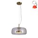 Lampa wisząca LED 10W CASTE PND-17760B-BRSS-CL Italux