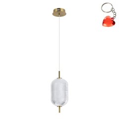 Lampa wisząca LED 10W CORADO PND-81438-1B-GD Italux