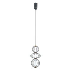 Lampa wisząca LED 10W RABEL PND-344221-3V-BK Italux