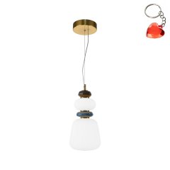 Lampa wisząca LED 12W EVANS PND-94981V-3C-GD Italux