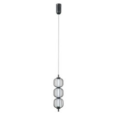 Lampa wisząca LED 12W PEDRO PND-34405-3V-BK Italux