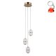 Lampa wisząca LED 15W ALANI PND-34375-3-HBR Italux