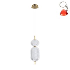 Lampa wisząca LED 15W CORADO PND-81438-1C-GD Italux