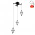 Lampa wisząca LED 15W FUENTE PND-34395-3-BK Italux