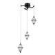Lampa wisząca LED 15W FUENTE PND-34395-3-BK Italux