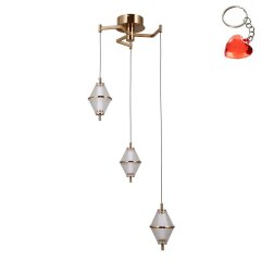 Lampa wisząca LED 15W FUENTE PND-34395-3-HBR Italux