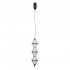 Lampa wisząca LED 15W FUENTE PND-34395-3V-BK Italux