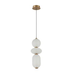 Lampa wisząca LED 15W NICO PND-8545-3-AB-WH Italux