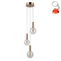 Lampa wisząca LED 15W STRELA PND-34378-3S-HBR Italux