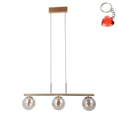 Lampa wisząca LED 15W VELADA PND-34381-3-HBR Italux
