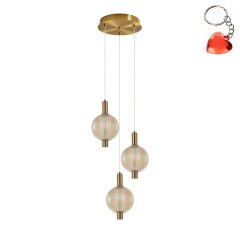 Lampa wisząca LED 18W LENTI PND-83631-3-AB-AMB Italux