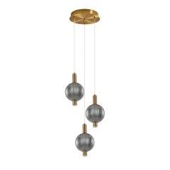 Lampa wisząca LED 18W LENTI PND-83631-3-BRO-SG Italux