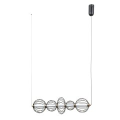 Lampa wisząca LED 18W RABEL PND-344221-5-BK Italux