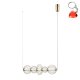 Lampa wisząca LED 18W RABEL PND-344221-5-HBR Italux