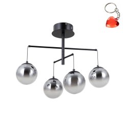 Lampa wisząca LED 20W VELADA PND-34381-4-BK Italux