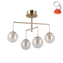 Lampa wisząca LED 20W VELADA PND-34381-4-HBR Italux