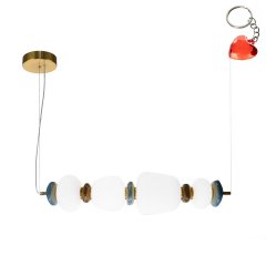 Lampa wisząca LED 22W EVANS PND-94981-4A-GD Italux