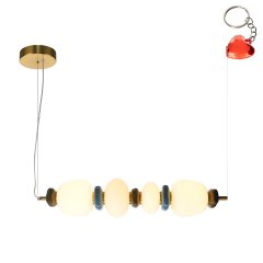 Lampa wisząca LED 22W EVANS PND-94981-4C-GD Italux