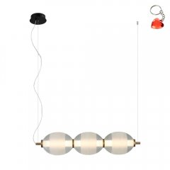 Lampa wisząca LED 22W RINOT PND-45372-3-WH-CL Italux