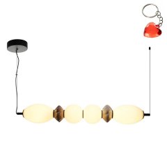 Lampa wisząca LED 23W BALOS PND-94921-4A-BK Italux