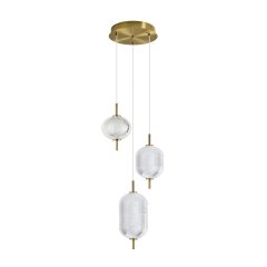 Lampa wisząca LED 23W CORADO PND-81438-3-GD Italux