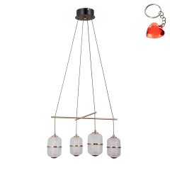 Lampa wisząca LED 24W ALANI PND-34375-4-BK Italux