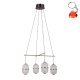 Lampa wisząca LED 24W ALANI PND-34375-4-BK Italux