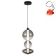Lampa wisząca LED 24W SONTE PND-24352V-24W-BK-SG Italux